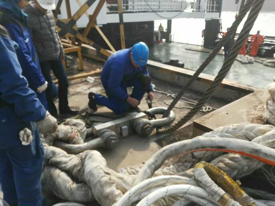 電纜橋架用180T電子拉力計供應_含卡扣及證書
